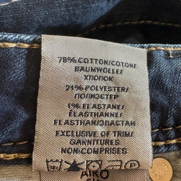 Silver Jeans Aiko Mid Skinny Zip Ankle Jeans 33 Ankle Zipper - Picture 14 of 16